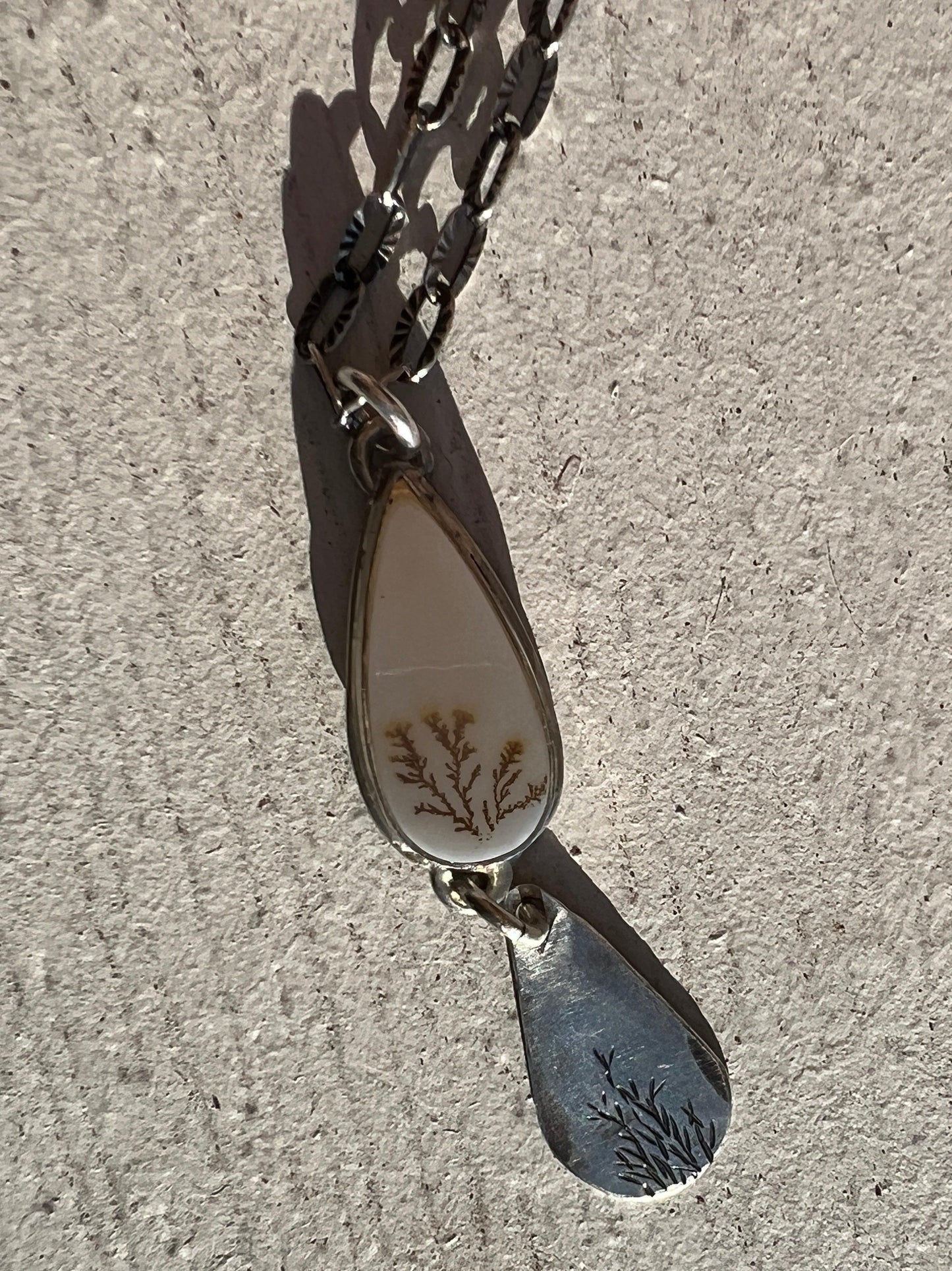Double Droplet Necklace