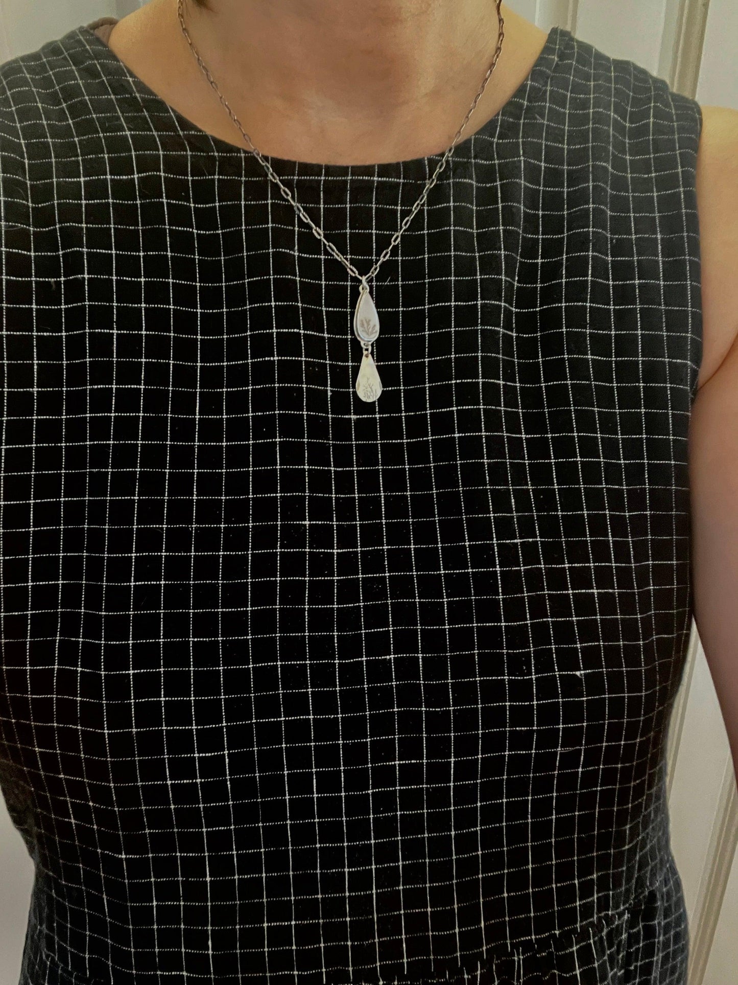 Double Droplet Necklace