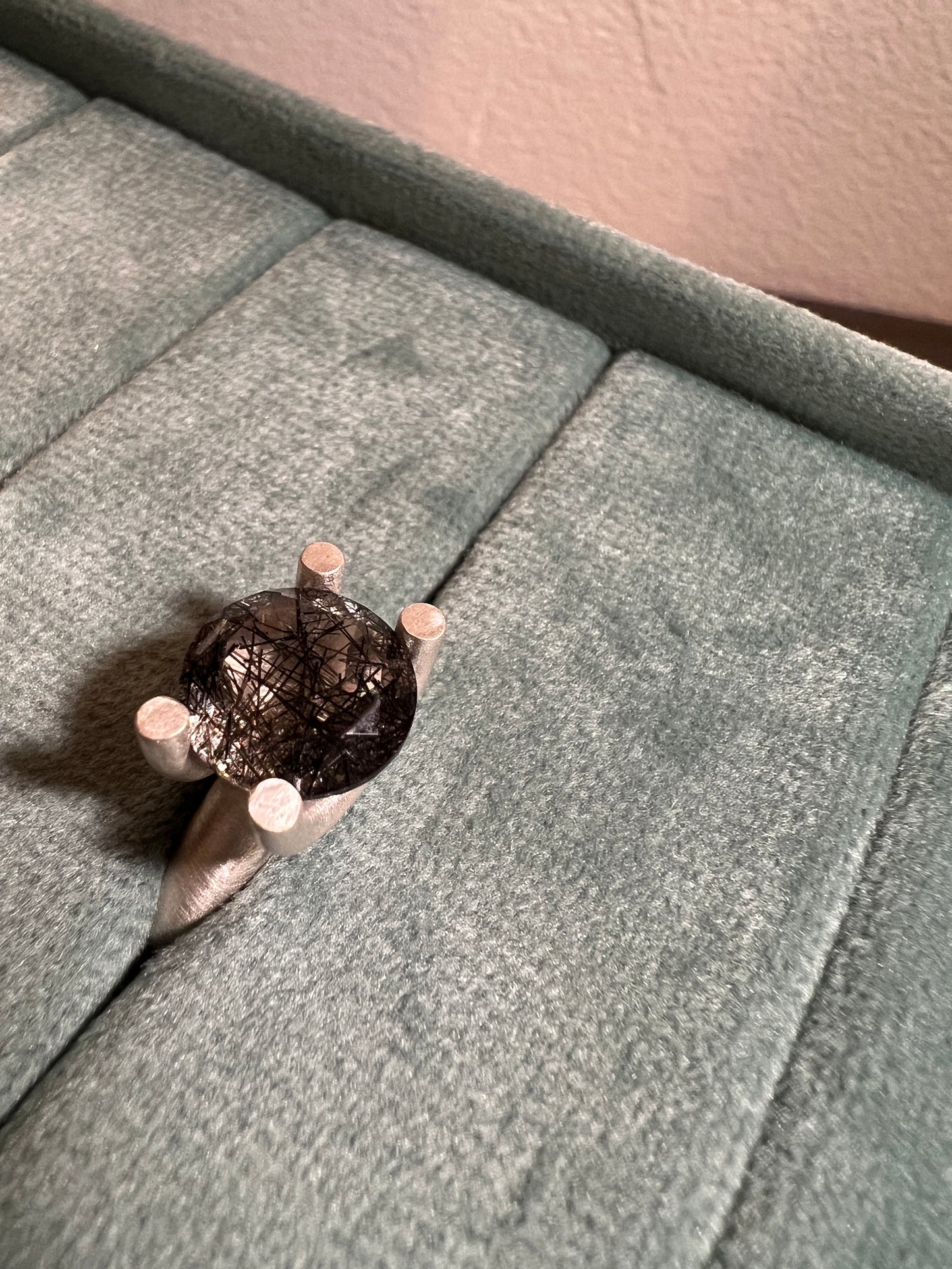 Tourmalated Quartz Ring