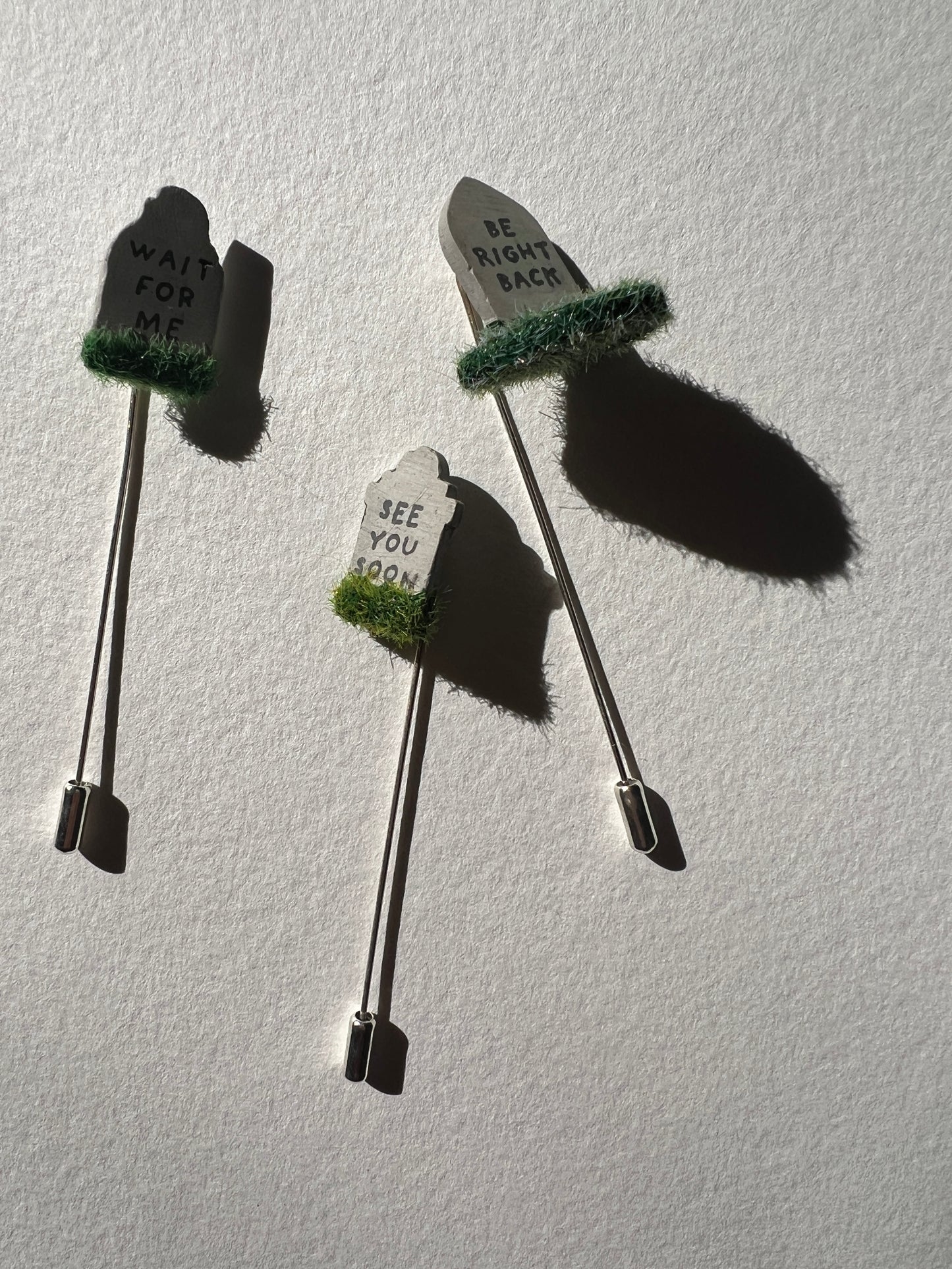 Tiny Tombstone Lapel Pin