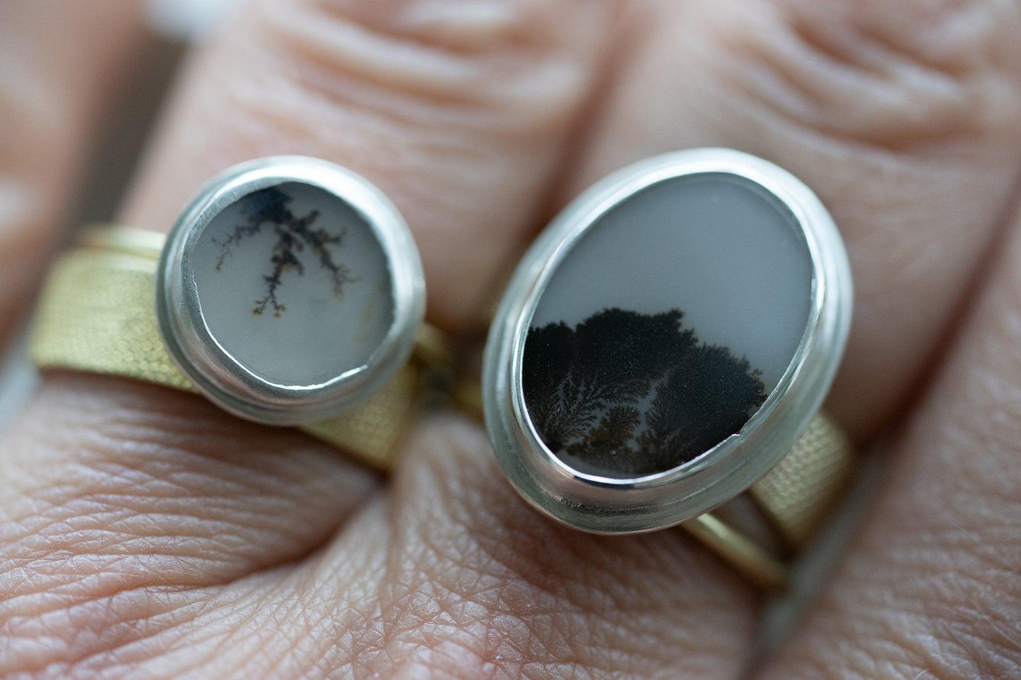 Stacking Texture Ring Set