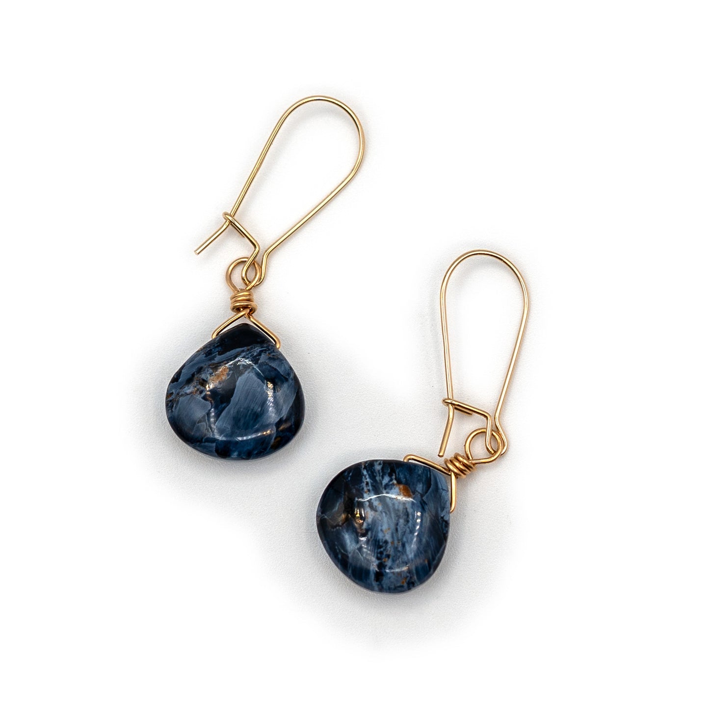Blue Pietersite Earrings