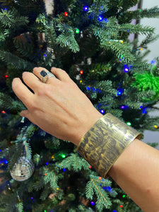 Brass Borealis Cuff