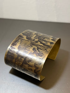 Brass Borealis Cuff