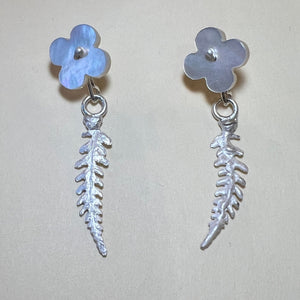 Fern & Mother of Pearl Earrings