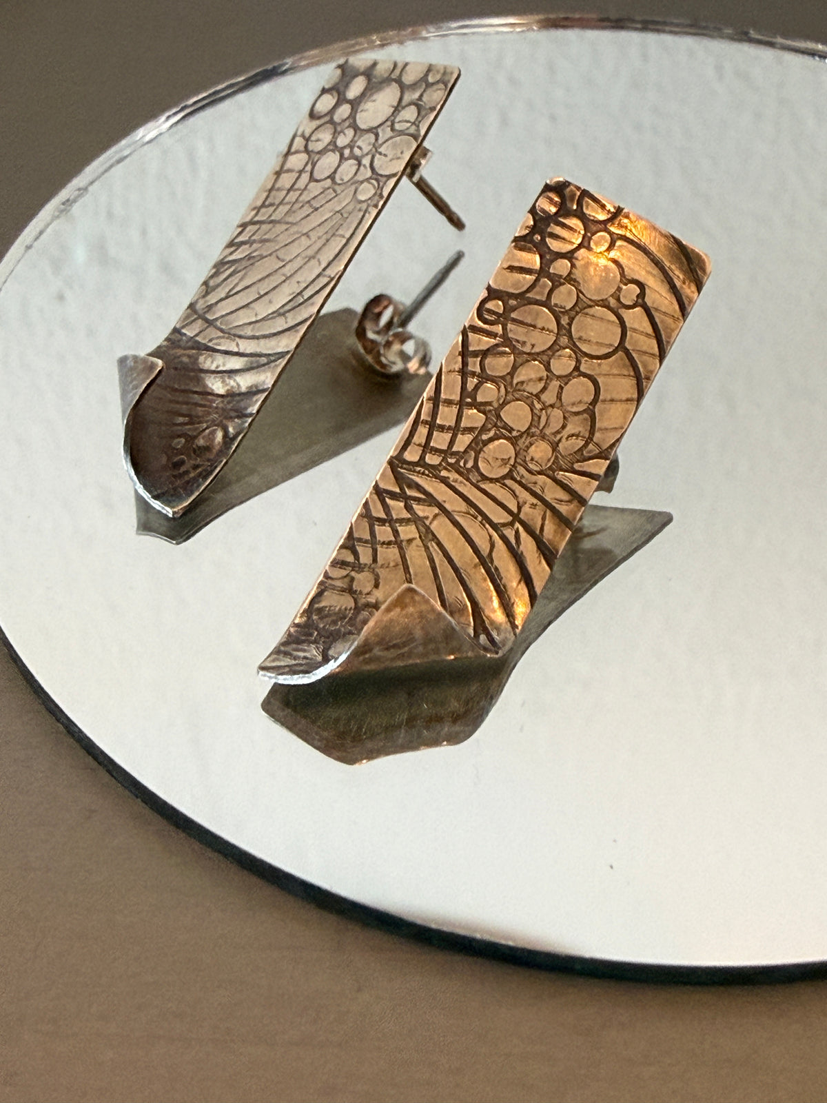 Page turner earrings