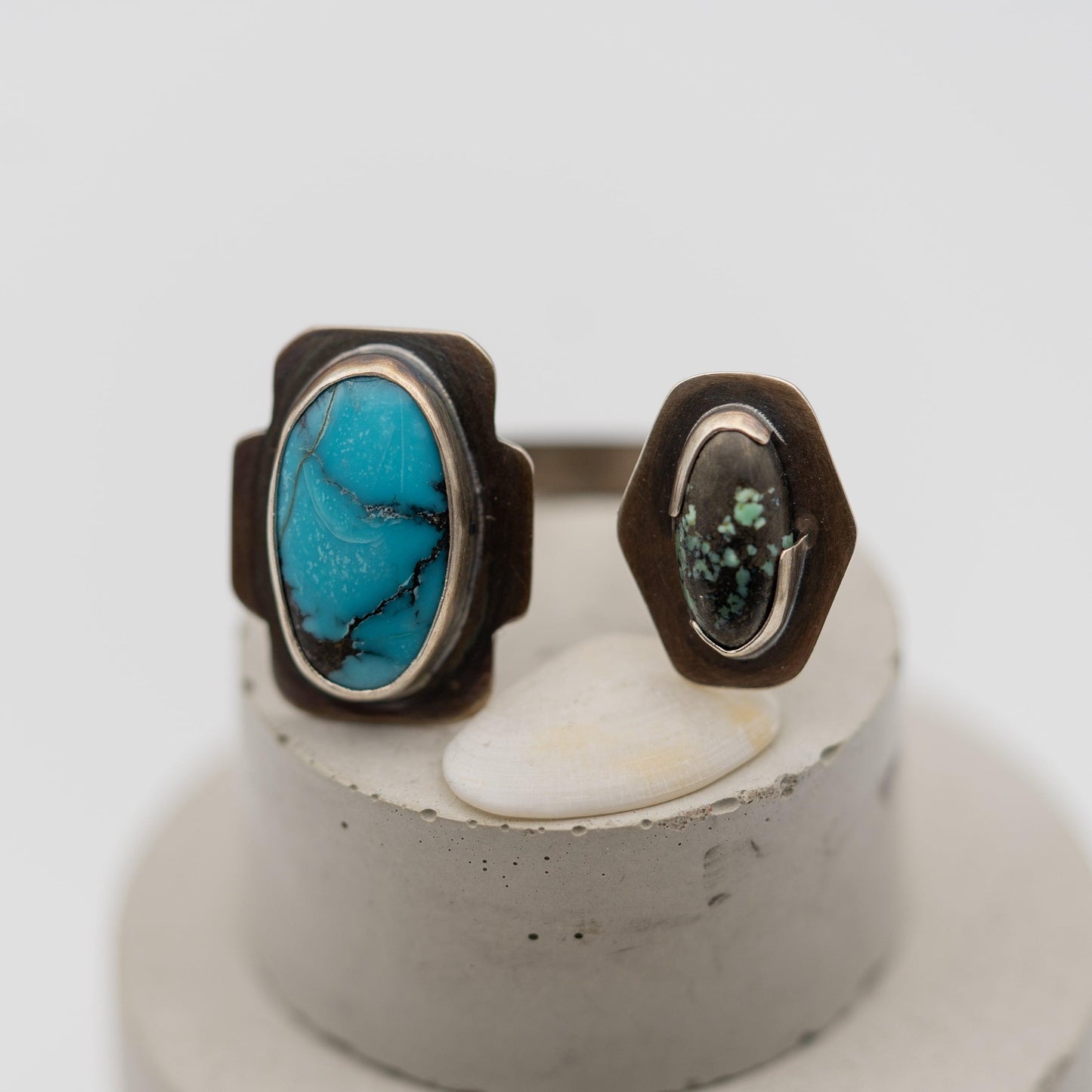 Turquoise Doublet Ring ~ Multiple Sizes - Deodata Jewelry Design